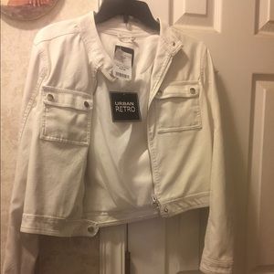 White Leather Jacket